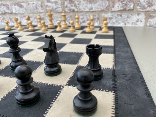 Cute Staunton Ebonised Chess Set - Image 9