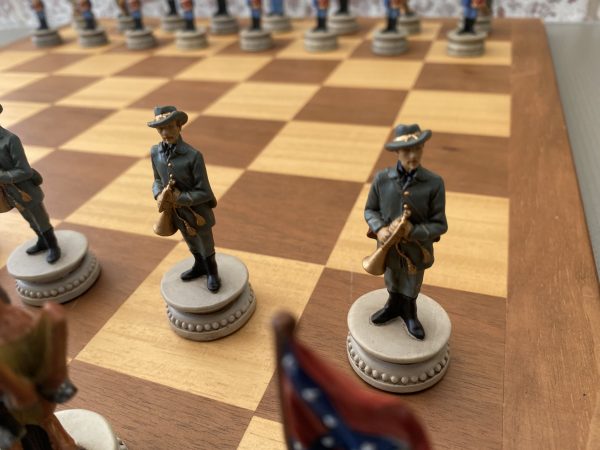 Hand Decorated American Civil War Chess Set - Image 8