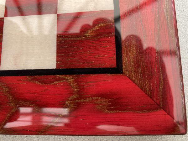 Italfama Small Gloss Red Chess Board 1.6" Squares - Image 7