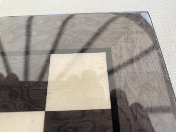 Italfama Large Gloss Grey Chess Board 2" Squares - Image 4