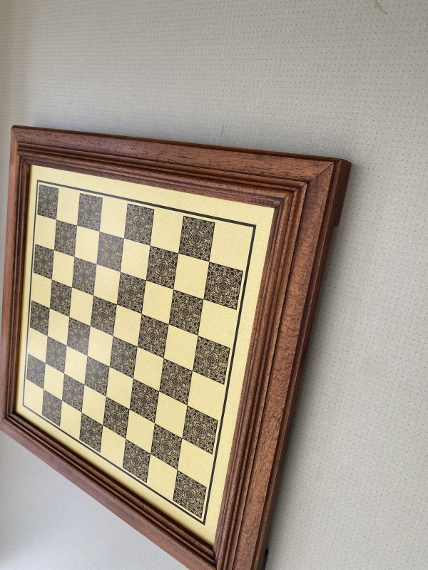 Italfama Small Tiered Brown Chess Board - Image 3