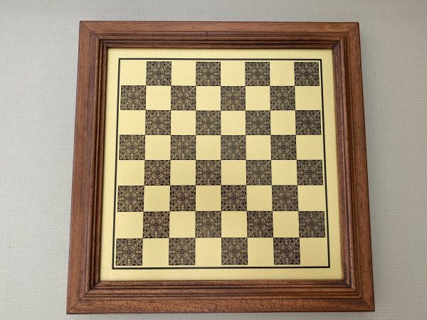 Italfama Small Tiered Brown Chess Board - Image 2