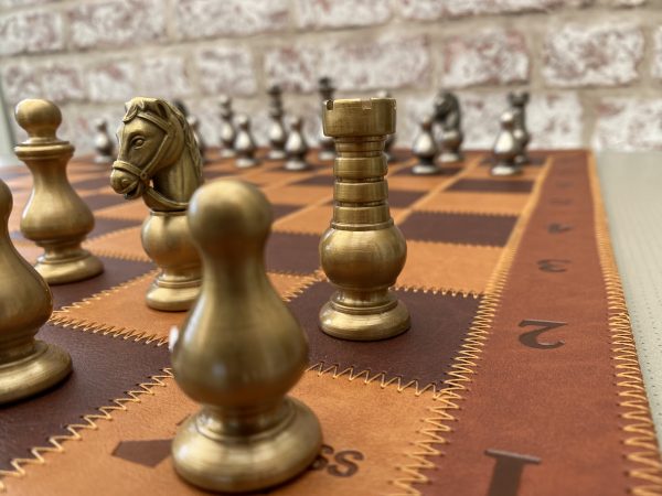 Italfama Heavy Brass and Steel Staunton Chess - Image 11