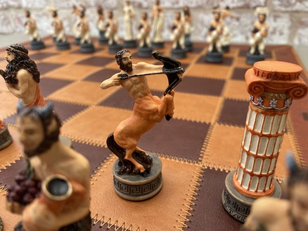 Italfama Greek Mythology Stone Chess Set - Image 3