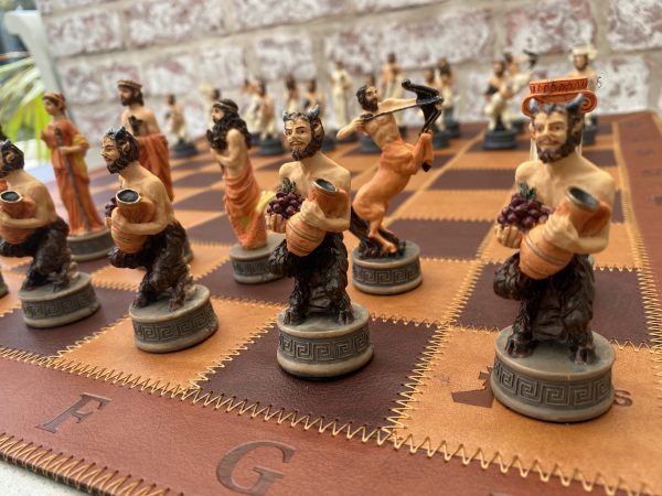 Italfama Greek Mythology Stone Chess Set - Image 7