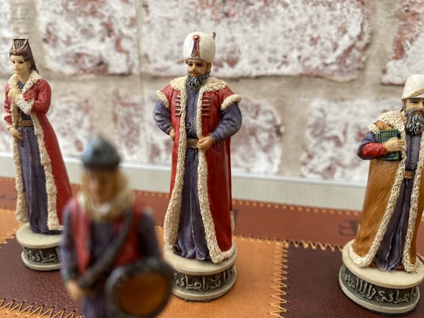 Italfama - Hungarians vs Turkish Hand painted Chess