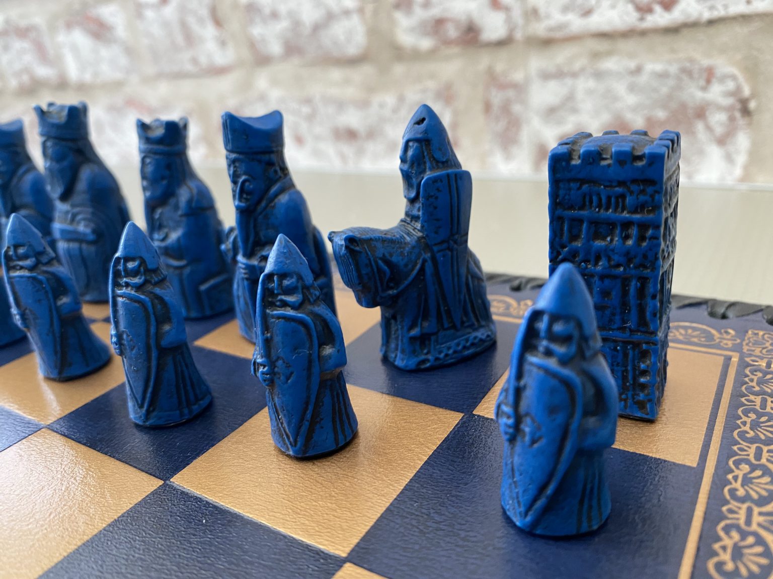 Mini Isle of Lewis Chess+ with matching Italfama Board - ChessBaron ...