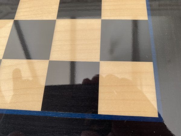Black Gloss Italfama Chess Board 1.6in Squares - Image 5