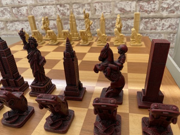 Berkeley Chess - New York Chess Set - Red
