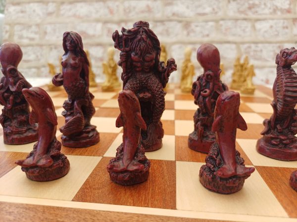 Berkeley Chess - Sea Life Chess Set - Red - Image 6