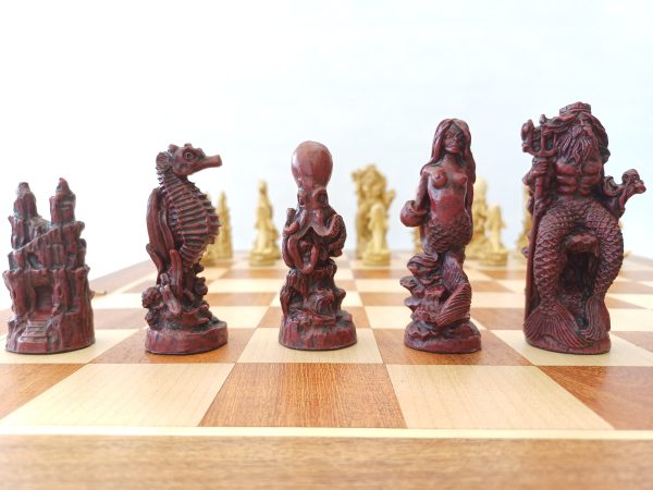 Berkeley Chess - Sea Life Chess Set - Red