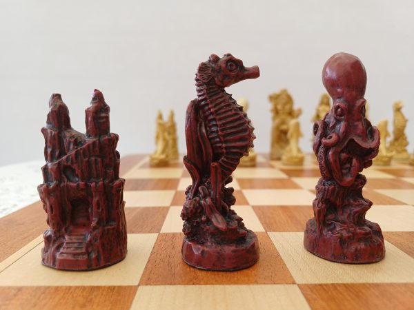 Berkeley Chess - Sea Life Chess Set - Red - Image 18