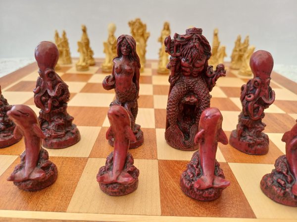 Berkeley Chess - Sea Life Chess Set - Red - Image 22