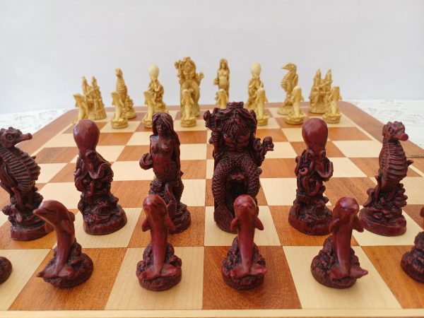 Berkeley Chess - Sea Life Chess Set - Red - Image 10