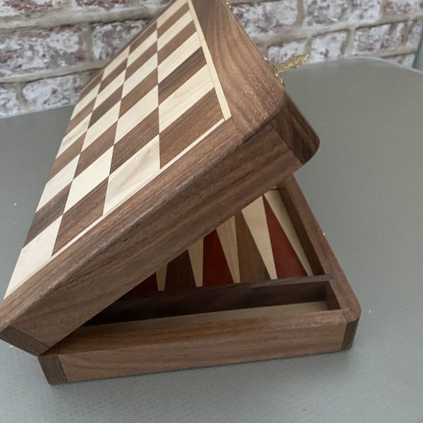 Highest Quality LARGE Combination Chess, Draughts, Backgammon