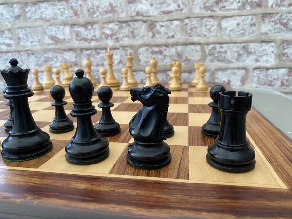 Bobby Fischer Triple Weighted Chess Set - Ebonised - Image 8