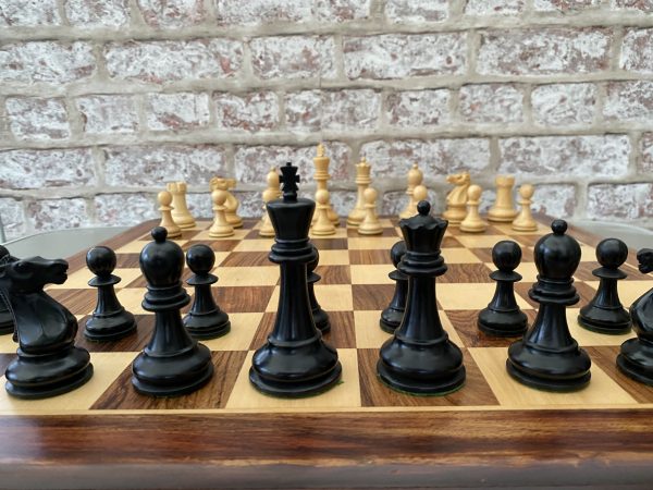 Bobby Fischer Triple Weighted Chess Set - Ebonised - Image 7