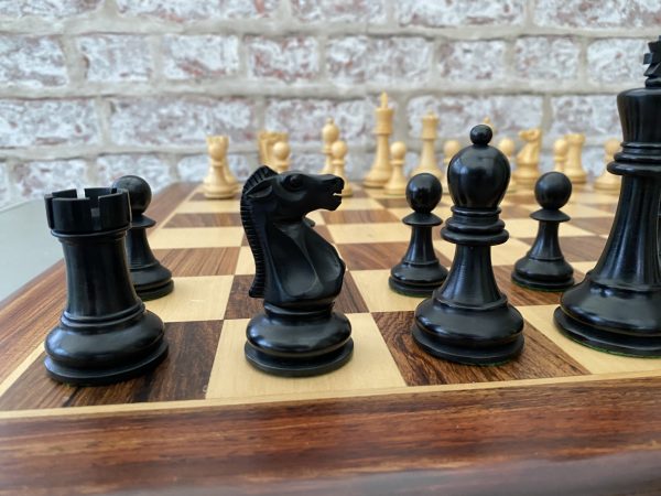 Bobby Fischer Triple Weighted Chess Set - Ebonised - Image 6