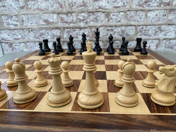 Bobby Fischer Triple Weighted Chess Set - Ebonised - Image 16
