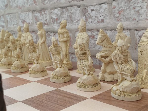 Very Large Viking Raiders Chess Set - Brown - Image 15