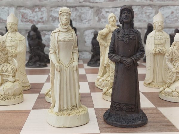 Very Large Viking Raiders Chess Set - Brown - Image 17