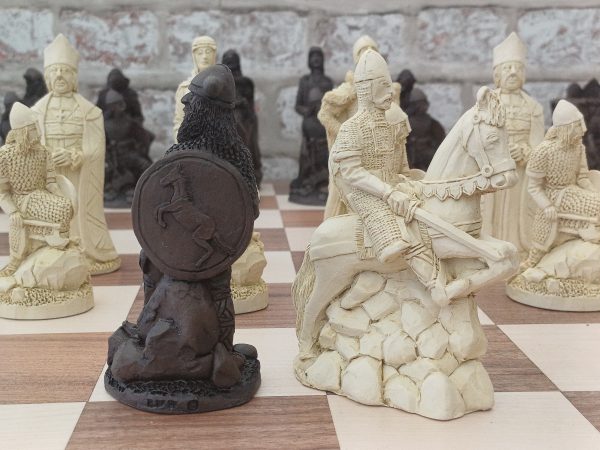 Very Large Viking Raiders Chess Set - Brown - Image 20