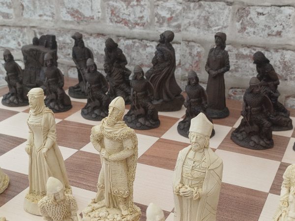 Very Large Viking Raiders Chess Set - Brown - Image 22
