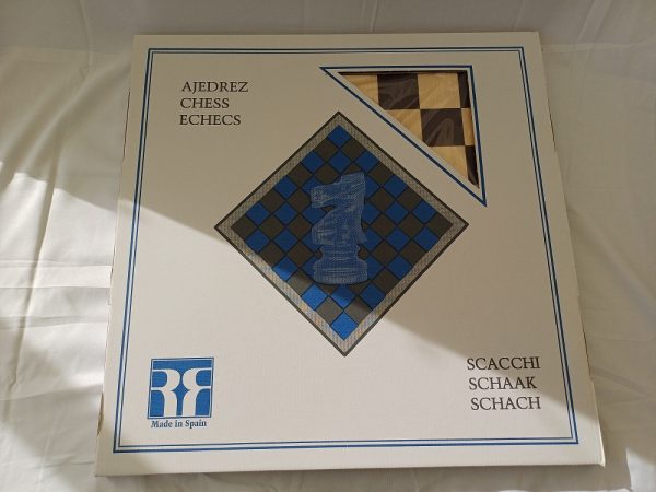 Deluxe Wengue and Maple Chess Board 18" with 1.75" squares - Image 15