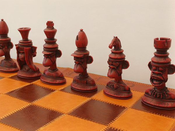Bored Ape Yacht Club Chess Set - RED - Image 11