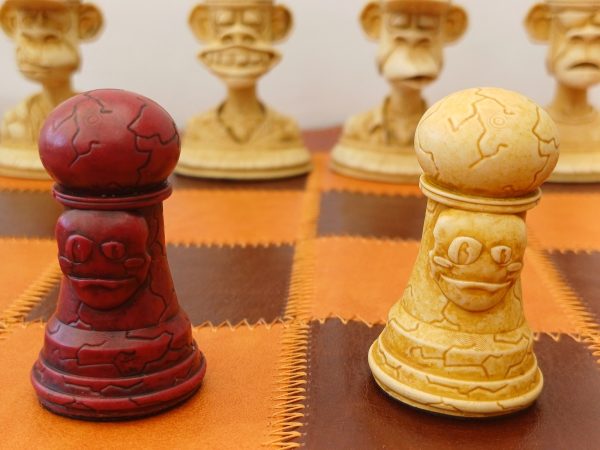 Bored Ape Yacht Club Chess Set - RED - Image 19