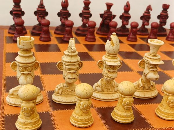 Bored Ape Yacht Club Chess Set - RED - Image 2