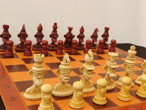 Bored Ape Yacht Club Chess Set - RED - Image 3