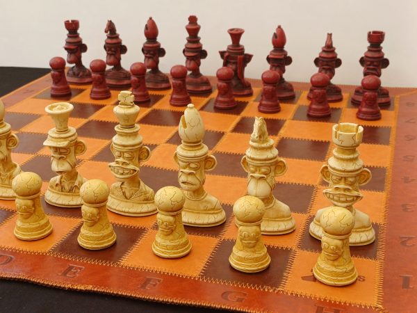 Bored Ape Yacht Club Chess Set - RED