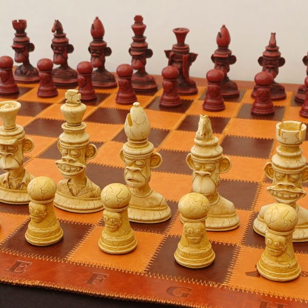 Bored Ape Yacht Club Chess Set - RED