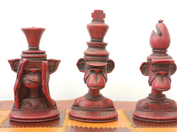 Bored Ape Yacht Club Chess Set - RED - Image 9