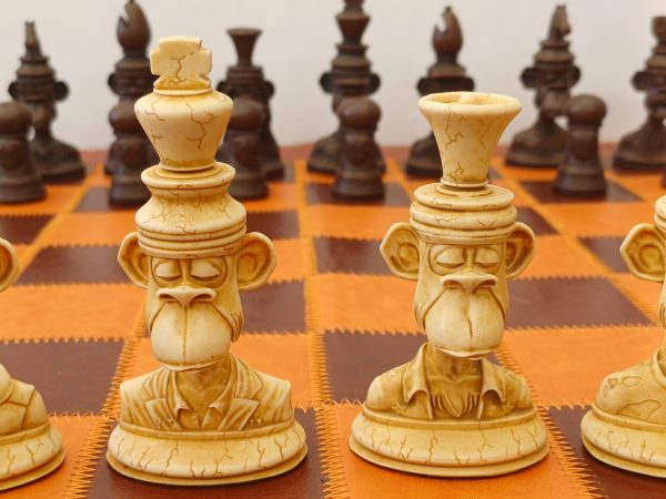 Bored Ape Yacht Club Chess Set – BROWN - Image 5
