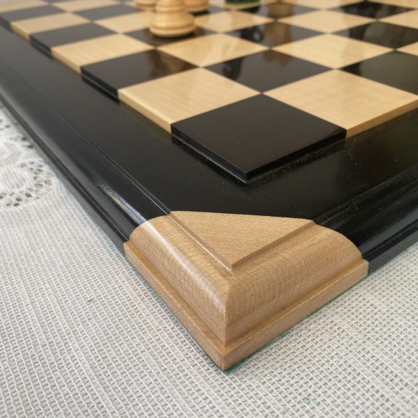 Large Luxury Square Contrasting Ebony Chess Board