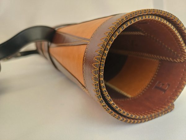 Thick LEATHER Backgammon Set - Image 9