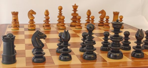 John Calvert Chess Set in Ebony - Image 6
