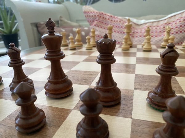 The Bara set of Triple Weighted Chess Pieces in Acacia - Image 7