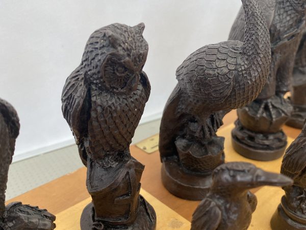 Large British and American Birds Chess Set - Image 9