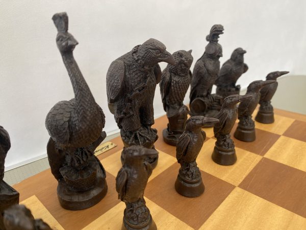 Large British and American Birds Chess Set - Image 4