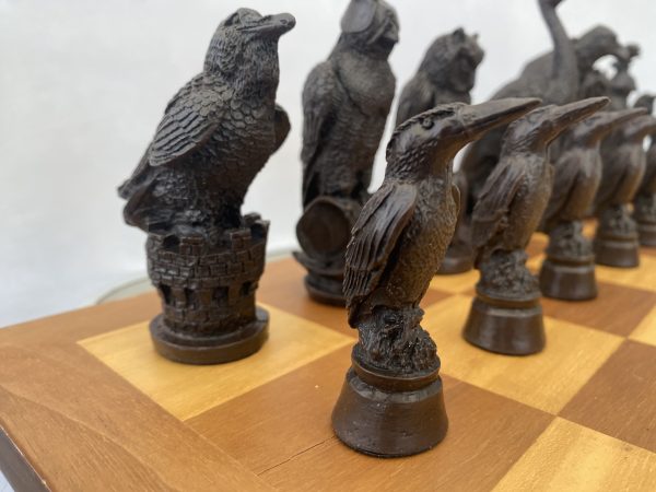 Large British and American Birds Chess Set - Image 6