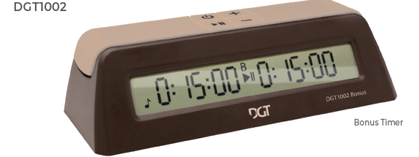 DGT1002 Chess Clock - Bonus Time Option