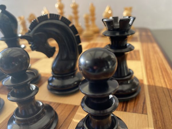 The Manchester set of Chess Pieces in Ebony