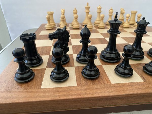 The Aviator Chess Set in Ebony - Image 5