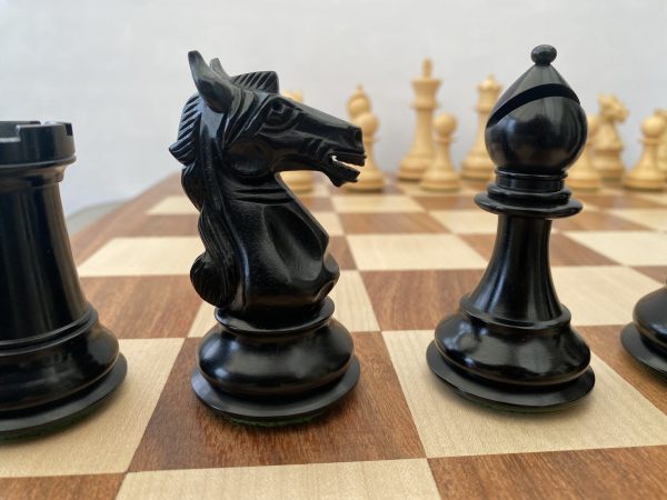 The Aviator Chess Set in Ebony - Image 8