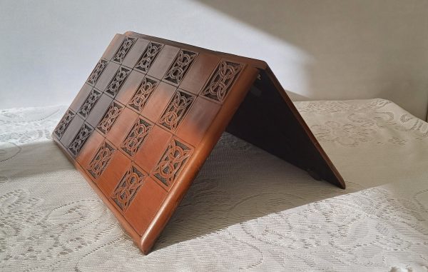 Dark Decorative Foldup Chess Board 2" Squares - Image 2