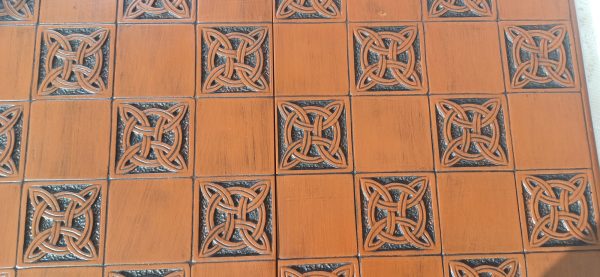 Dark Decorative Foldup Chess Board 2" Squares - Image 14