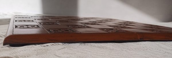 Dark Decorative Foldup Chess Board 2" Squares - Image 15